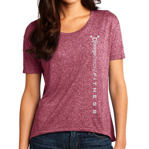 Orange Theory District Microburn Tee Maroon